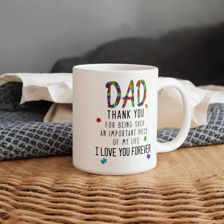 Dad mug with love message