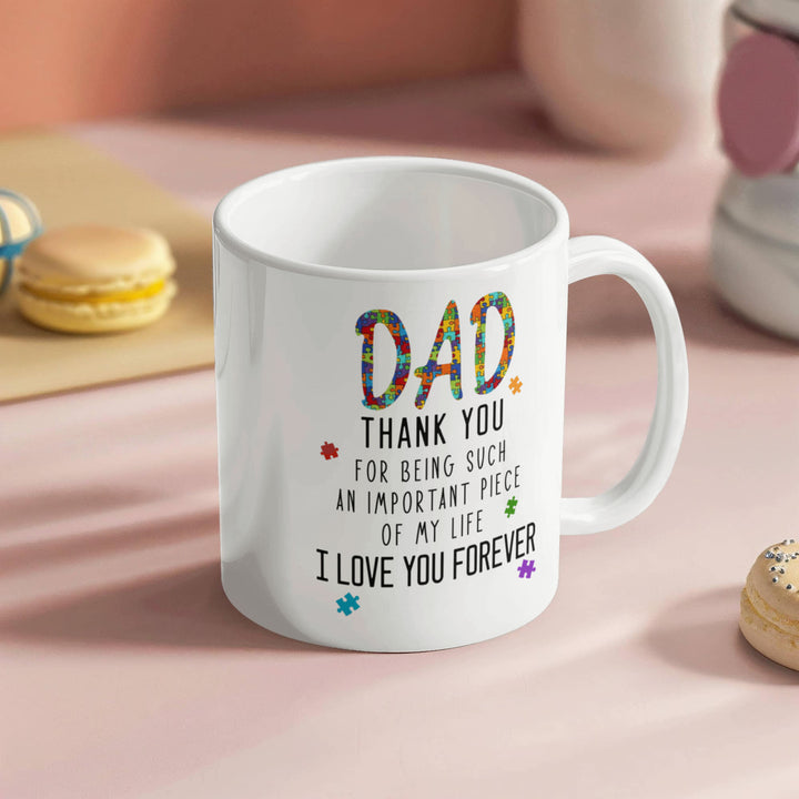 Dad mug with love message