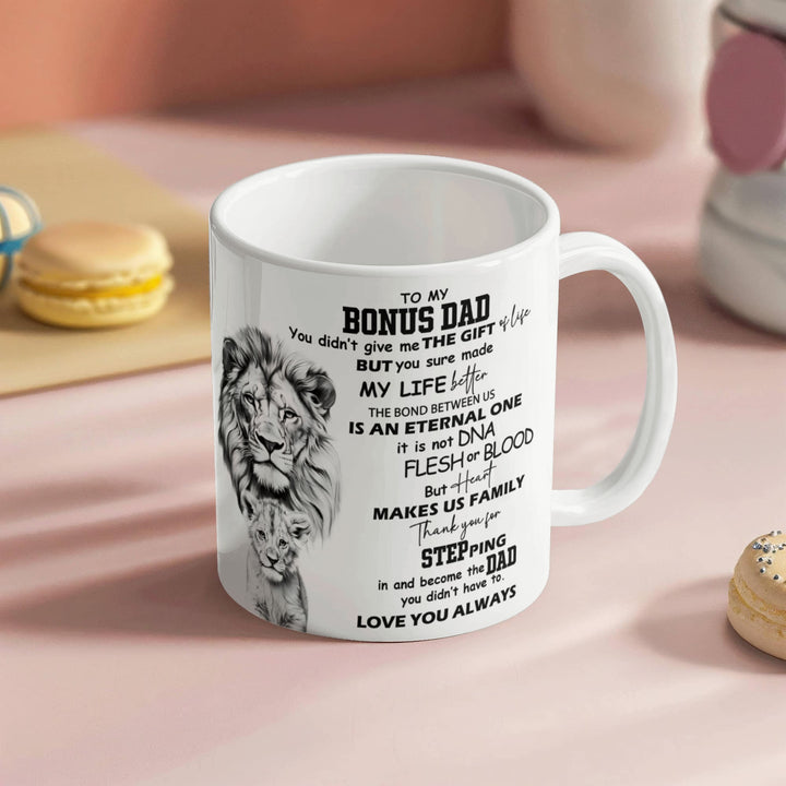 You are my bonus dad coffee mug