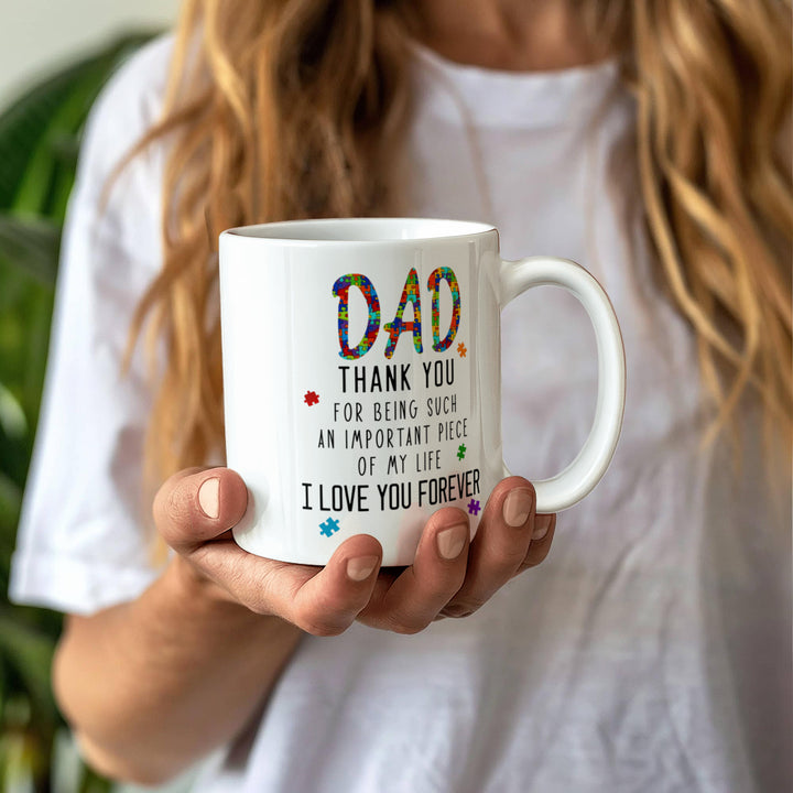 Dad mug with love message
