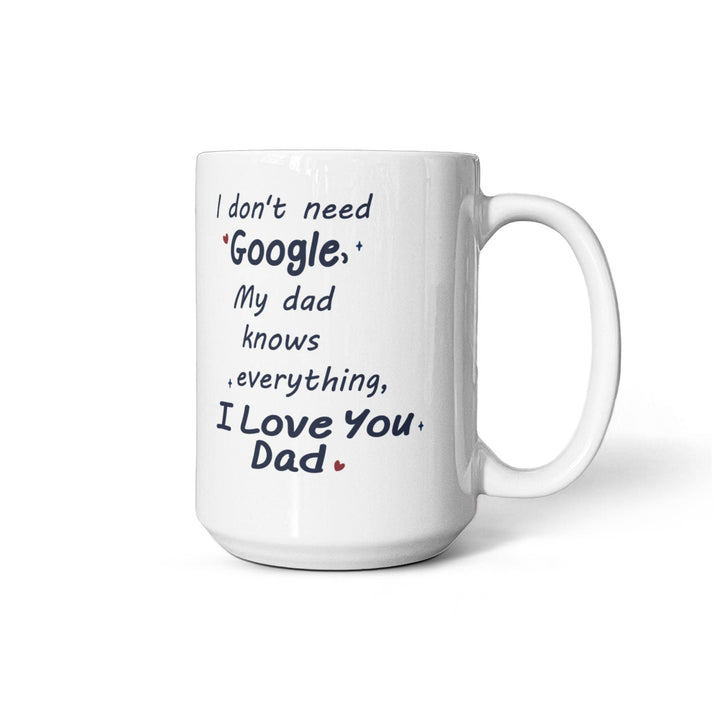 I love you Dad mug with cute message