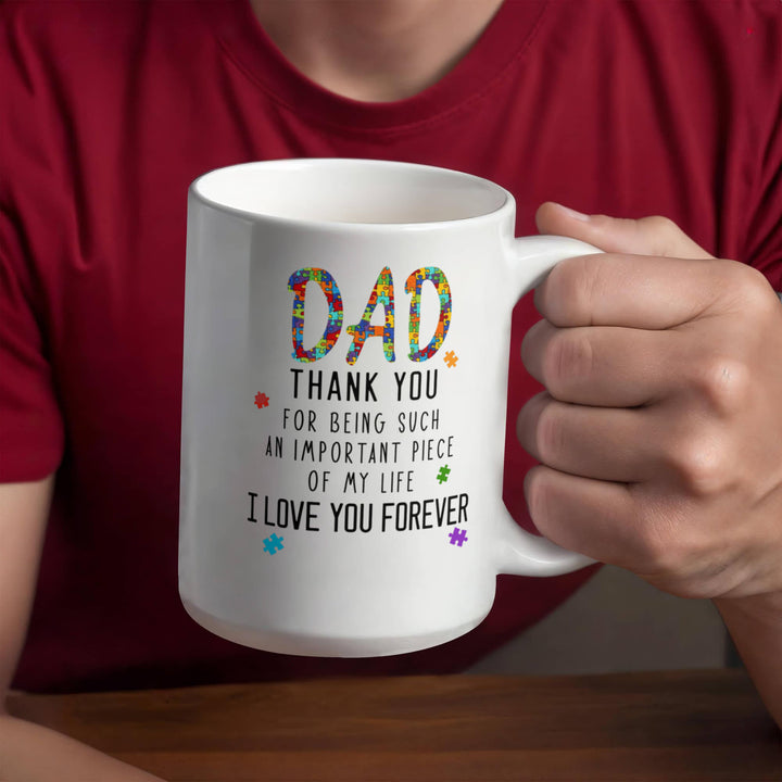 Dad mug with love message