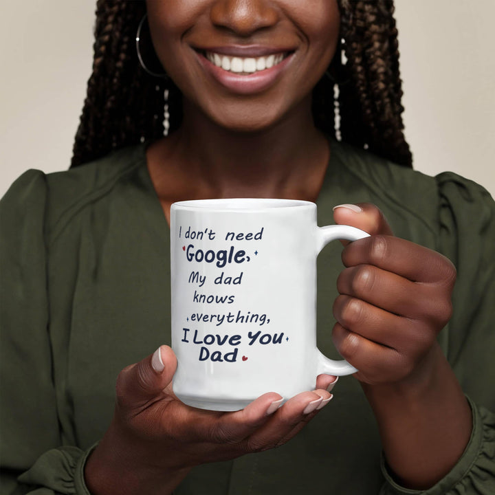 I love you Dad mug with cute message