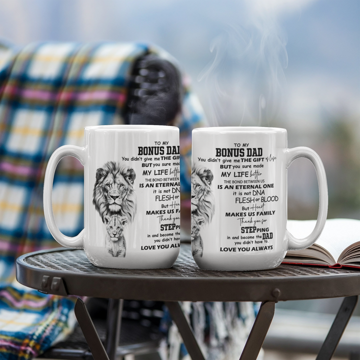 You are my bonus dad coffee mug